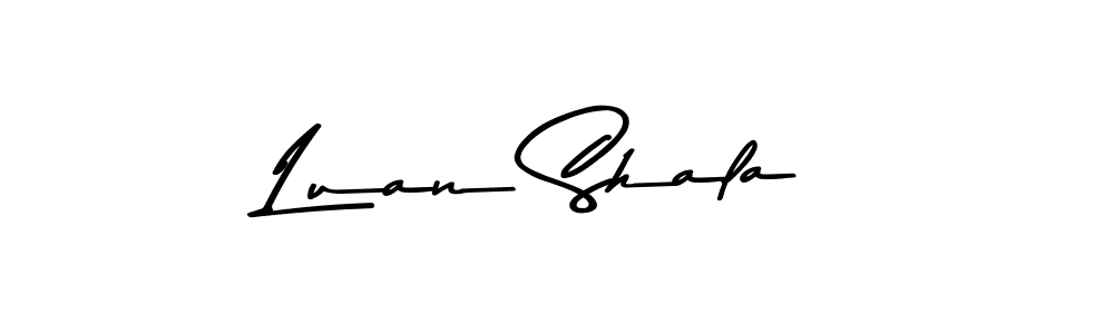 How to make Luan Shala signature? Asem Kandis PERSONAL USE is a professional autograph style. Create handwritten signature for Luan Shala name. Luan Shala signature style 9 images and pictures png