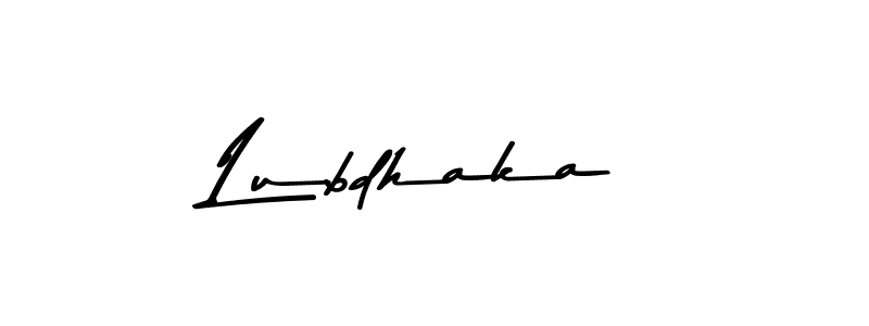How to make Lubdhaka signature? Asem Kandis PERSONAL USE is a professional autograph style. Create handwritten signature for Lubdhaka name. Lubdhaka signature style 9 images and pictures png