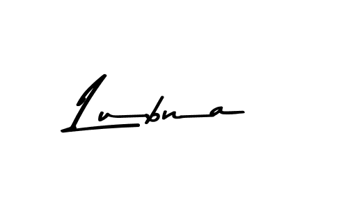 Use a signature maker to create a handwritten signature online. With this signature software, you can design (Asem Kandis PERSONAL USE) your own signature for name Lubna. Lubna signature style 9 images and pictures png