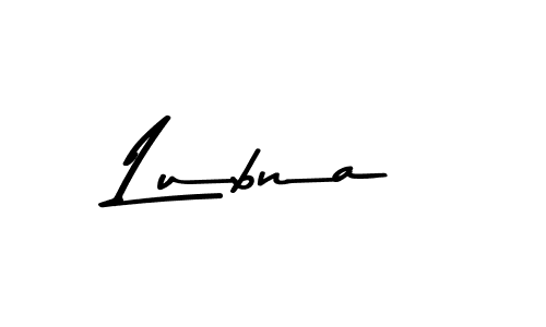 Use a signature maker to create a handwritten signature online. With this signature software, you can design (Asem Kandis PERSONAL USE) your own signature for name Lubna. Lubna signature style 9 images and pictures png