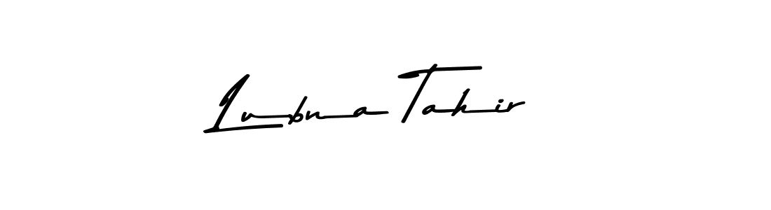 Lubna Tahir stylish signature style. Best Handwritten Sign (Asem Kandis PERSONAL USE) for my name. Handwritten Signature Collection Ideas for my name Lubna Tahir. Lubna Tahir signature style 9 images and pictures png