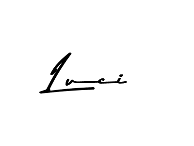 Create a beautiful signature design for name Luci. With this signature (Asem Kandis PERSONAL USE) fonts, you can make a handwritten signature for free. Luci signature style 9 images and pictures png