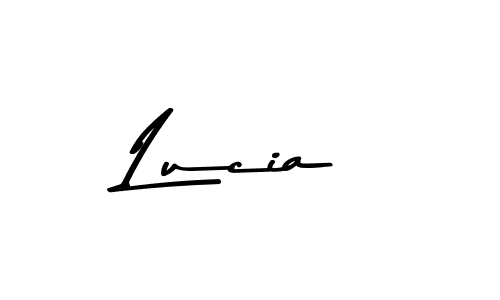 Design your own signature with our free online signature maker. With this signature software, you can create a handwritten (Asem Kandis PERSONAL USE) signature for name Lucia. Lucia signature style 9 images and pictures png