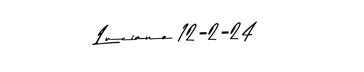 Make a short Luciano 12-2-24 signature style. Manage your documents anywhere anytime using Asem Kandis PERSONAL USE. Create and add eSignatures, submit forms, share and send files easily. Luciano 12-2-24 signature style 9 images and pictures png