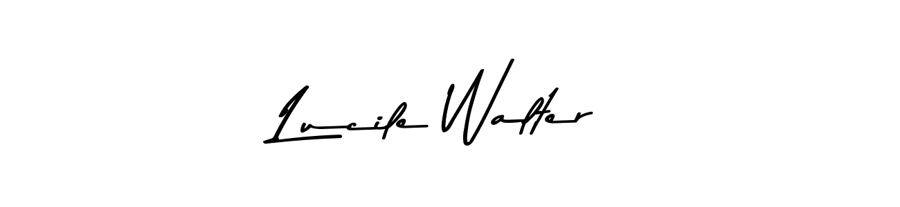 Lucile Walter stylish signature style. Best Handwritten Sign (Asem Kandis PERSONAL USE) for my name. Handwritten Signature Collection Ideas for my name Lucile Walter. Lucile Walter signature style 9 images and pictures png