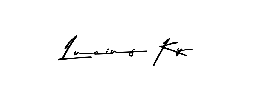 The best way (Asem Kandis PERSONAL USE) to make a short signature is to pick only two or three words in your name. The name Lucius Ky include a total of six letters. For converting this name. Lucius Ky signature style 9 images and pictures png