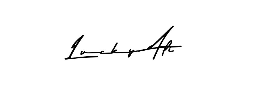 Check out images of Autograph of Lucky Ali name. Actor Lucky Ali Signature Style. Asem Kandis PERSONAL USE is a professional sign style online. Lucky Ali signature style 9 images and pictures png