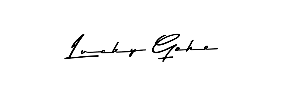 Best and Professional Signature Style for Lucky Gohe. Asem Kandis PERSONAL USE Best Signature Style Collection. Lucky Gohe signature style 9 images and pictures png