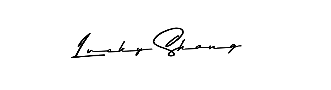 Use a signature maker to create a handwritten signature online. With this signature software, you can design (Asem Kandis PERSONAL USE) your own signature for name Lucky Shang. Lucky Shang signature style 9 images and pictures png