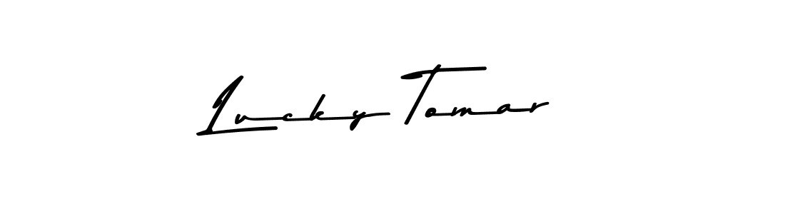 See photos of Lucky Tomar official signature by Spectra . Check more albums & portfolios. Read reviews & check more about Asem Kandis PERSONAL USE font. Lucky Tomar signature style 9 images and pictures png