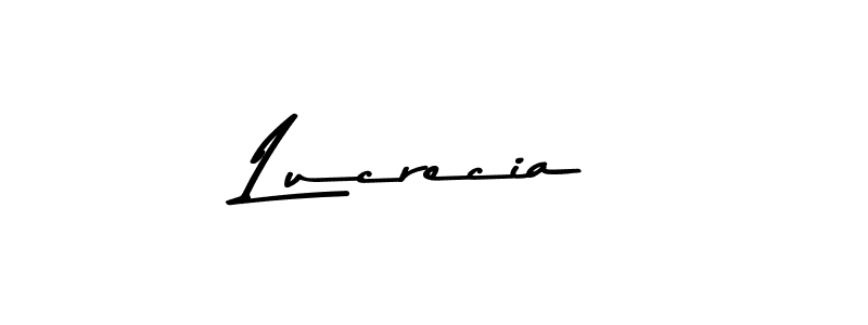 You should practise on your own different ways (Asem Kandis PERSONAL USE) to write your name (Lucrecia) in signature. don't let someone else do it for you. Lucrecia signature style 9 images and pictures png