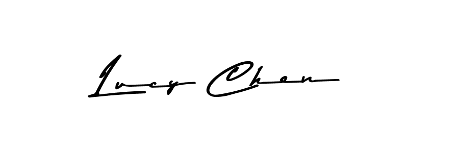 Design your own signature with our free online signature maker. With this signature software, you can create a handwritten (Asem Kandis PERSONAL USE) signature for name Lucy Chen. Lucy Chen signature style 9 images and pictures png