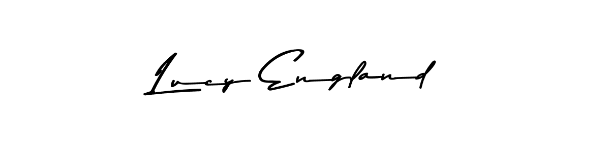 Create a beautiful signature design for name Lucy England. With this signature (Asem Kandis PERSONAL USE) fonts, you can make a handwritten signature for free. Lucy England signature style 9 images and pictures png