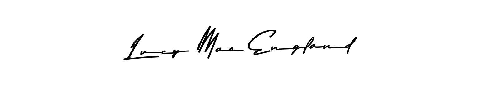 Make a beautiful signature design for name Lucy Mae England. With this signature (Asem Kandis PERSONAL USE) style, you can create a handwritten signature for free. Lucy Mae England signature style 9 images and pictures png