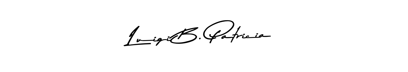 if you are searching for the best signature style for your name Luigi B. Patricia. so please give up your signature search. here we have designed multiple signature styles  using Asem Kandis PERSONAL USE. Luigi B. Patricia signature style 9 images and pictures png
