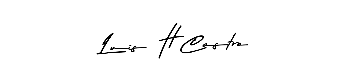 How to Draw Luis  H Castro signature style? Asem Kandis PERSONAL USE is a latest design signature styles for name Luis  H Castro. Luis  H Castro signature style 9 images and pictures png