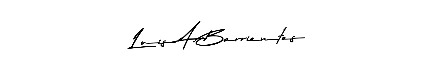 Asem Kandis PERSONAL USE is a professional signature style that is perfect for those who want to add a touch of class to their signature. It is also a great choice for those who want to make their signature more unique. Get Luis A. Barrientos name to fancy signature for free. Luis A. Barrientos signature style 9 images and pictures png