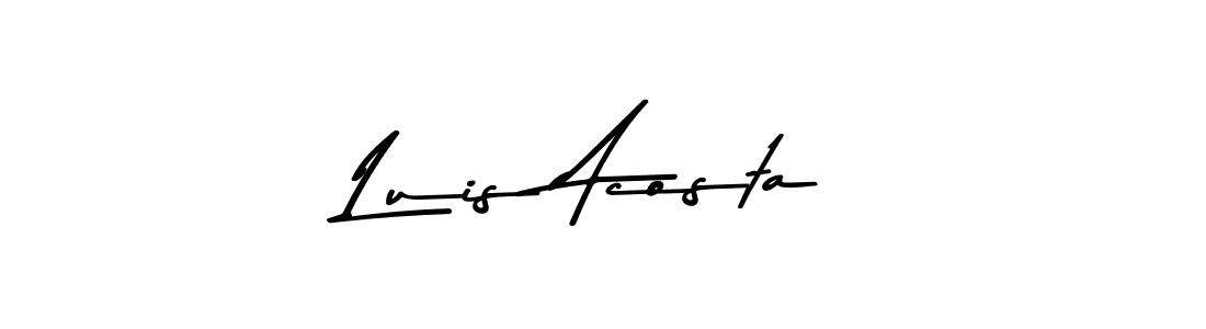 This is the best signature style for the Luis Acosta name. Also you like these signature font (Asem Kandis PERSONAL USE). Mix name signature. Luis Acosta signature style 9 images and pictures png
