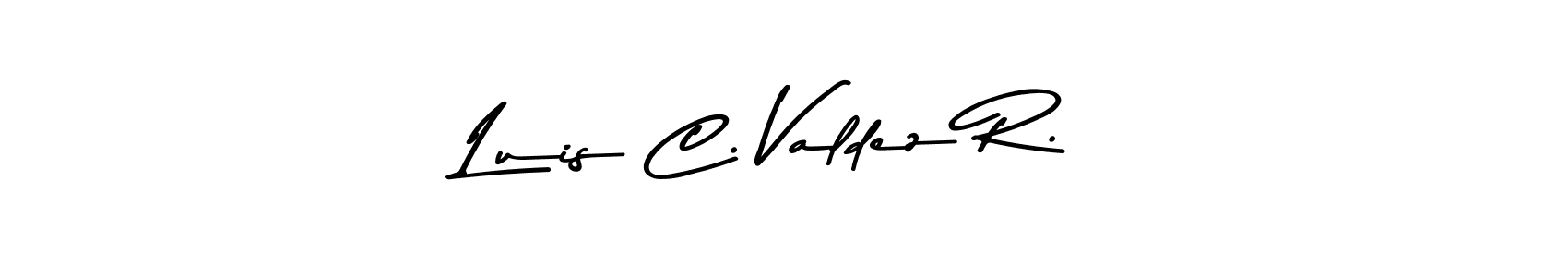 You can use this online signature creator to create a handwritten signature for the name Luis C. Valdez R.. This is the best online autograph maker. Luis C. Valdez R. signature style 9 images and pictures png