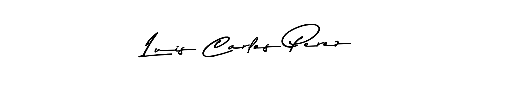 Use a signature maker to create a handwritten signature online. With this signature software, you can design (Asem Kandis PERSONAL USE) your own signature for name Luis Carlos Perez. Luis Carlos Perez signature style 9 images and pictures png