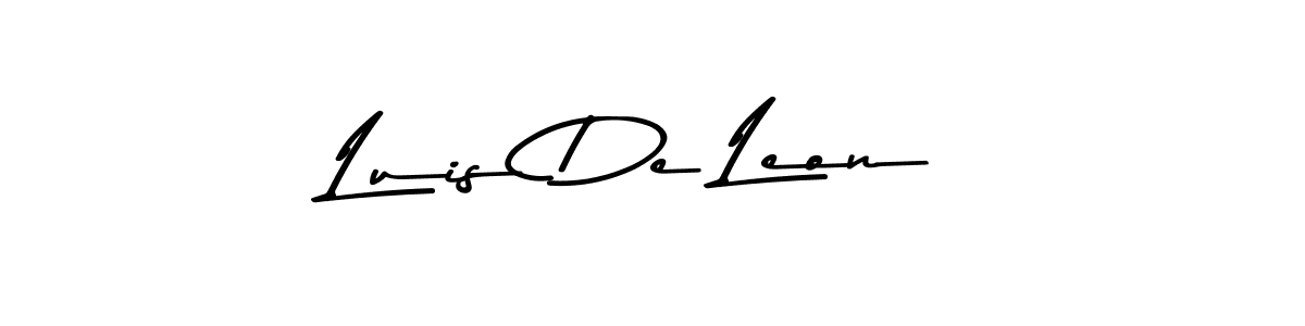 Luis De Leon stylish signature style. Best Handwritten Sign (Asem Kandis PERSONAL USE) for my name. Handwritten Signature Collection Ideas for my name Luis De Leon. Luis De Leon signature style 9 images and pictures png