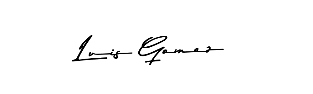 Luis Gomez stylish signature style. Best Handwritten Sign (Asem Kandis PERSONAL USE) for my name. Handwritten Signature Collection Ideas for my name Luis Gomez. Luis Gomez signature style 9 images and pictures png