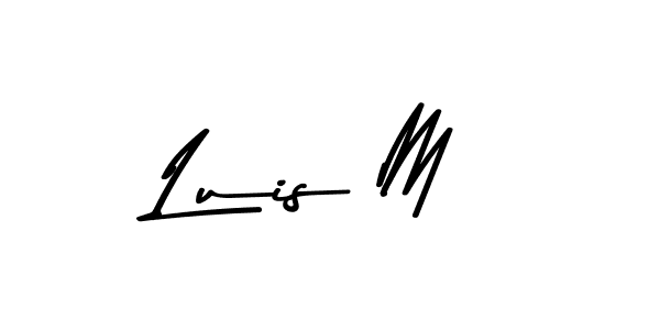 Asem Kandis PERSONAL USE is a professional signature style that is perfect for those who want to add a touch of class to their signature. It is also a great choice for those who want to make their signature more unique. Get Luis M name to fancy signature for free. Luis M signature style 9 images and pictures png