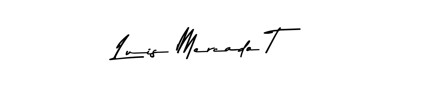 Use a signature maker to create a handwritten signature online. With this signature software, you can design (Asem Kandis PERSONAL USE) your own signature for name Luis Mercado T. Luis Mercado T signature style 9 images and pictures png