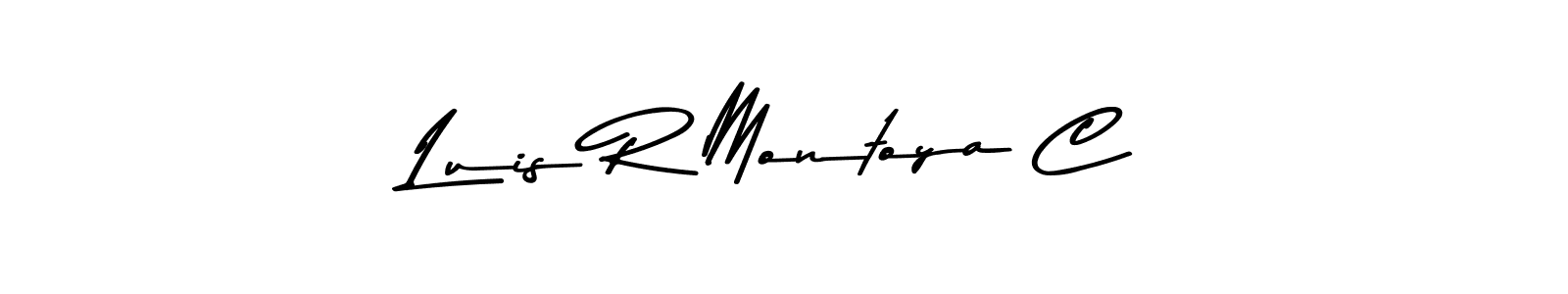 Asem Kandis PERSONAL USE is a professional signature style that is perfect for those who want to add a touch of class to their signature. It is also a great choice for those who want to make their signature more unique. Get Luis R Montoya C name to fancy signature for free. Luis R Montoya C signature style 9 images and pictures png