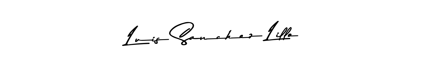 Make a short Luis Sanchez Lillo signature style. Manage your documents anywhere anytime using Asem Kandis PERSONAL USE. Create and add eSignatures, submit forms, share and send files easily. Luis Sanchez Lillo signature style 9 images and pictures png