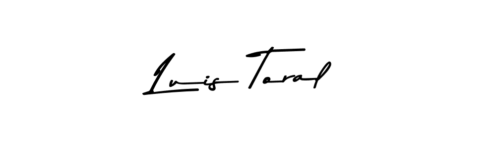 Make a beautiful signature design for name Luis Toral. With this signature (Asem Kandis PERSONAL USE) style, you can create a handwritten signature for free. Luis Toral signature style 9 images and pictures png