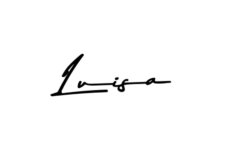 Luisa stylish signature style. Best Handwritten Sign (Asem Kandis PERSONAL USE) for my name. Handwritten Signature Collection Ideas for my name Luisa. Luisa signature style 9 images and pictures png