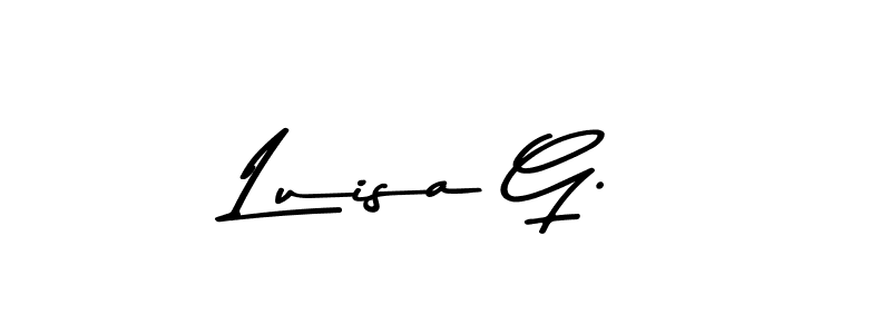 It looks lik you need a new signature style for name Luisa G.. Design unique handwritten (Asem Kandis PERSONAL USE) signature with our free signature maker in just a few clicks. Luisa G. signature style 9 images and pictures png