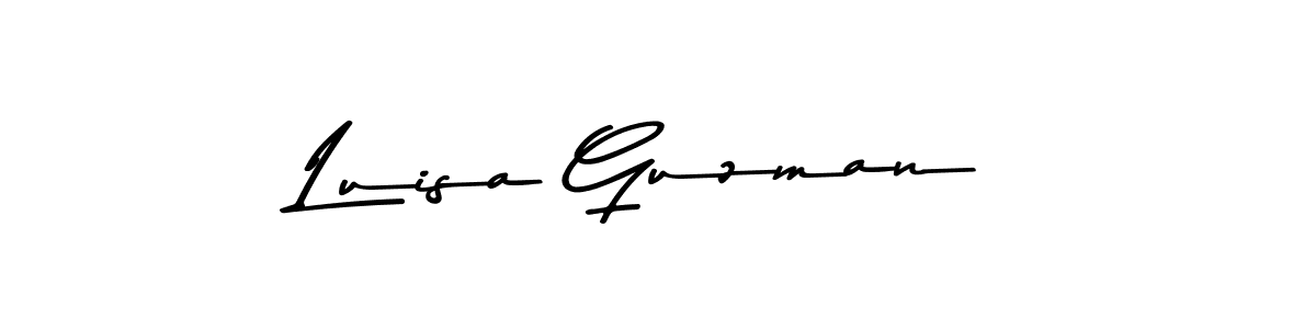Make a beautiful signature design for name Luisa Guzman. With this signature (Asem Kandis PERSONAL USE) style, you can create a handwritten signature for free. Luisa Guzman signature style 9 images and pictures png