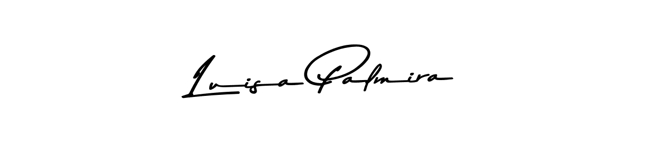 Design your own signature with our free online signature maker. With this signature software, you can create a handwritten (Asem Kandis PERSONAL USE) signature for name Luisa Palmira. Luisa Palmira signature style 9 images and pictures png