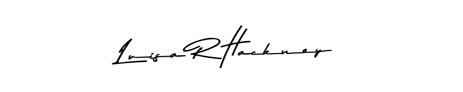 Use a signature maker to create a handwritten signature online. With this signature software, you can design (Asem Kandis PERSONAL USE) your own signature for name Luisa R Hackney. Luisa R Hackney signature style 9 images and pictures png