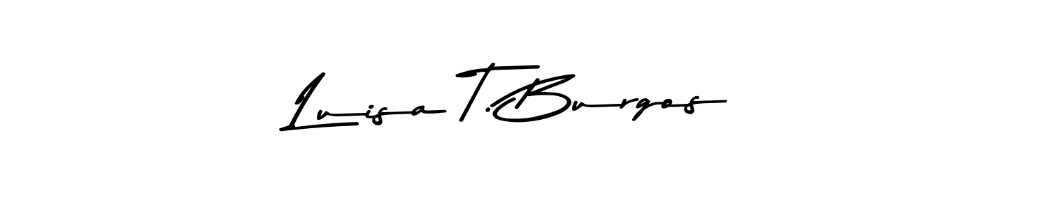 Best and Professional Signature Style for Luisa T. Burgos. Asem Kandis PERSONAL USE Best Signature Style Collection. Luisa T. Burgos signature style 9 images and pictures png