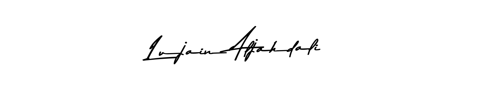 Design your own signature with our free online signature maker. With this signature software, you can create a handwritten (Asem Kandis PERSONAL USE) signature for name Lujain Aljahdali. Lujain Aljahdali signature style 9 images and pictures png