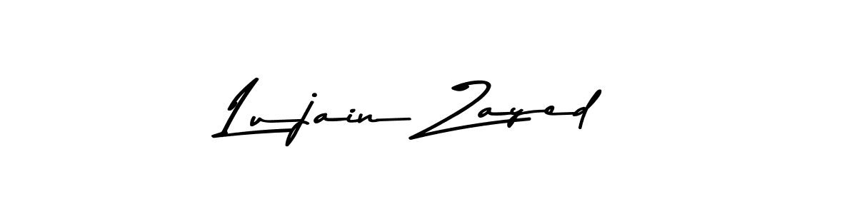 Make a beautiful signature design for name Lujain Zayed. With this signature (Asem Kandis PERSONAL USE) style, you can create a handwritten signature for free. Lujain Zayed signature style 9 images and pictures png