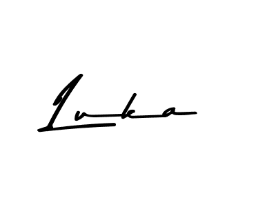 Design your own signature with our free online signature maker. With this signature software, you can create a handwritten (Asem Kandis PERSONAL USE) signature for name Luka. Luka signature style 9 images and pictures png