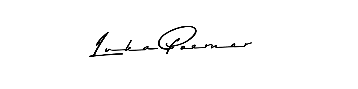 Also You can easily find your signature by using the search form. We will create Luka Poerner name handwritten signature images for you free of cost using Asem Kandis PERSONAL USE sign style. Luka Poerner signature style 9 images and pictures png