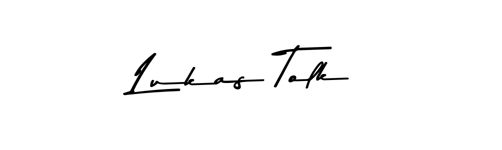 Make a beautiful signature design for name Lukas Tolk. With this signature (Asem Kandis PERSONAL USE) style, you can create a handwritten signature for free. Lukas Tolk signature style 9 images and pictures png