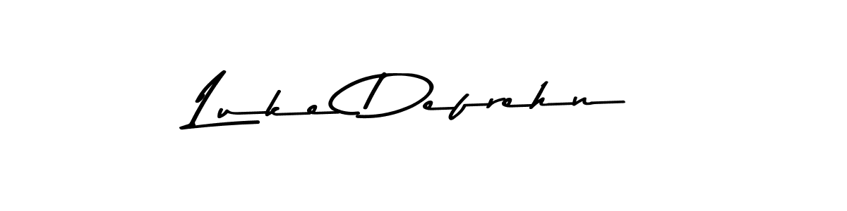 Asem Kandis PERSONAL USE is a professional signature style that is perfect for those who want to add a touch of class to their signature. It is also a great choice for those who want to make their signature more unique. Get Luke Defrehn name to fancy signature for free. Luke Defrehn signature style 9 images and pictures png