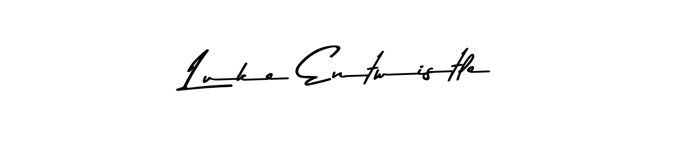 Design your own signature with our free online signature maker. With this signature software, you can create a handwritten (Asem Kandis PERSONAL USE) signature for name Luke Entwistle. Luke Entwistle signature style 9 images and pictures png