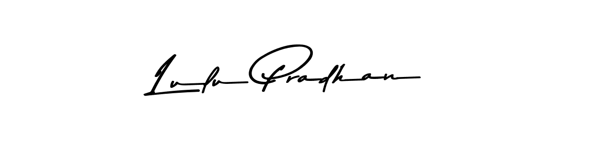 Lulu Pradhan stylish signature style. Best Handwritten Sign (Asem Kandis PERSONAL USE) for my name. Handwritten Signature Collection Ideas for my name Lulu Pradhan. Lulu Pradhan signature style 9 images and pictures png
