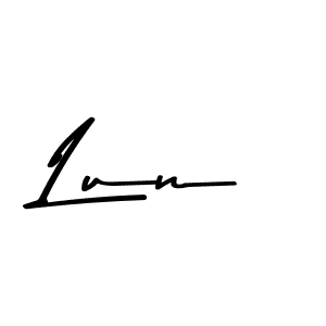 How to make Lun name signature. Use Asem Kandis PERSONAL USE style for creating short signs online. This is the latest handwritten sign. Lun signature style 9 images and pictures png