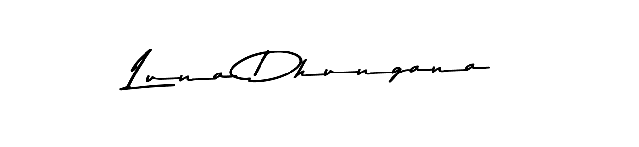 This is the best signature style for the Luna Dhungana name. Also you like these signature font (Asem Kandis PERSONAL USE). Mix name signature. Luna Dhungana signature style 9 images and pictures png