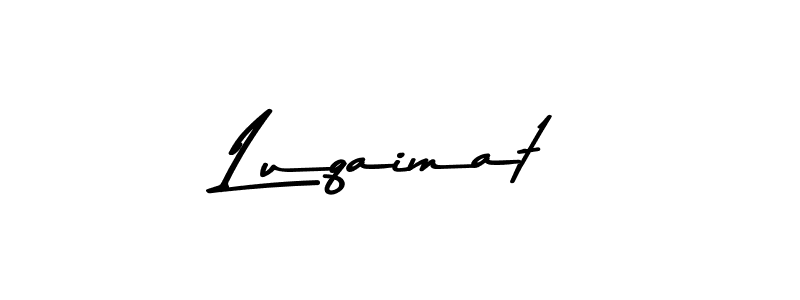 Make a beautiful signature design for name Luqaimat. With this signature (Asem Kandis PERSONAL USE) style, you can create a handwritten signature for free. Luqaimat signature style 9 images and pictures png