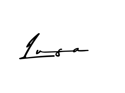 Make a beautiful signature design for name Lusa. Use this online signature maker to create a handwritten signature for free. Lusa signature style 9 images and pictures png