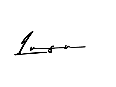 if you are searching for the best signature style for your name Lusu. so please give up your signature search. here we have designed multiple signature styles  using Asem Kandis PERSONAL USE. Lusu signature style 9 images and pictures png
